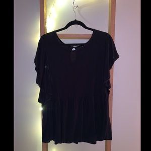Black breathable top. Gently worn.